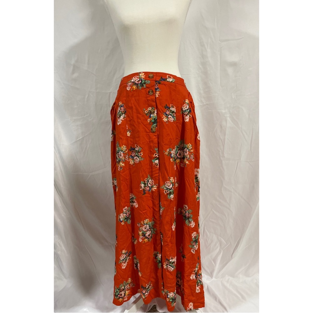 BNWT Maeve by Anthropologie Claudette Floral Maxi Skirt sz 16